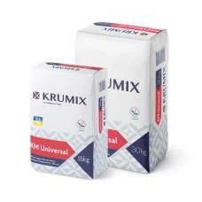 Штукатурка гипсовая легкая Universal ТМ Krumix 30кг Штукатурка гипсовая легкая Universal ТМ Krumix 30кг