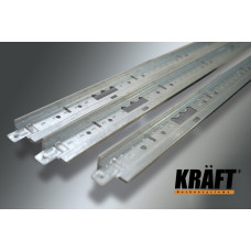 Профиль KRAFT Fortis Т-24 600*25*24 мм белый Профиль KRAFT Fortis Т-24 600*25*24 мм белый