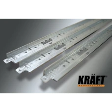 Профиль пристенный KRAFT L 19*24*3000 мм белый Профиль пристенный KRAFT L 19*24*3000 мм белый