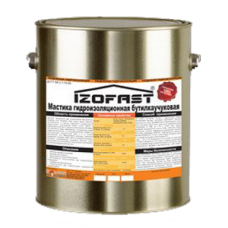 МАСТИКА БУТИЛ-КАУЧУКОВАЯ IZOFAST ДЛЯ КРОВЛИ (20кг) МАСТИКА БУТИЛ-КАУЧУКОВАЯ IZOFAST ДЛЯ КРОВЛИ (20кг)