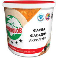 КРАСКА ФАСАДНАЯ АКРИЛОВАЯ (10л/14кг)