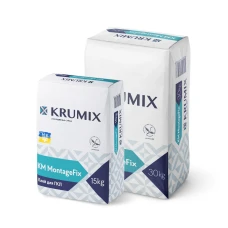 Клей для гіпсокартону MontageFix TM Krumix 30кг Клей для гіпсокартону MontageFix TM Krumix 30кг
